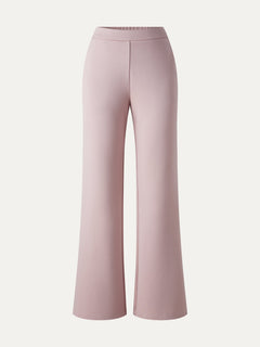 Ponte High-Rise Slim Flared Pants with Pockets