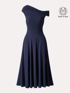 SkinKiss Multi-Wear Midi Bra Dress with Pockets