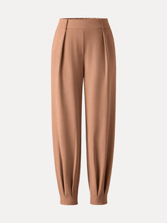 Stretch Linen-Like Wrinkle-Resistant Tapered Pant