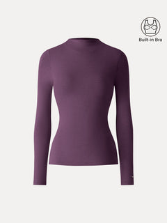ProWarm Mockneck Long Sleeve Bra Top