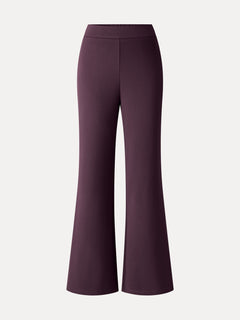 Ponte High-Rise Wide-Leg Pants with Pockets