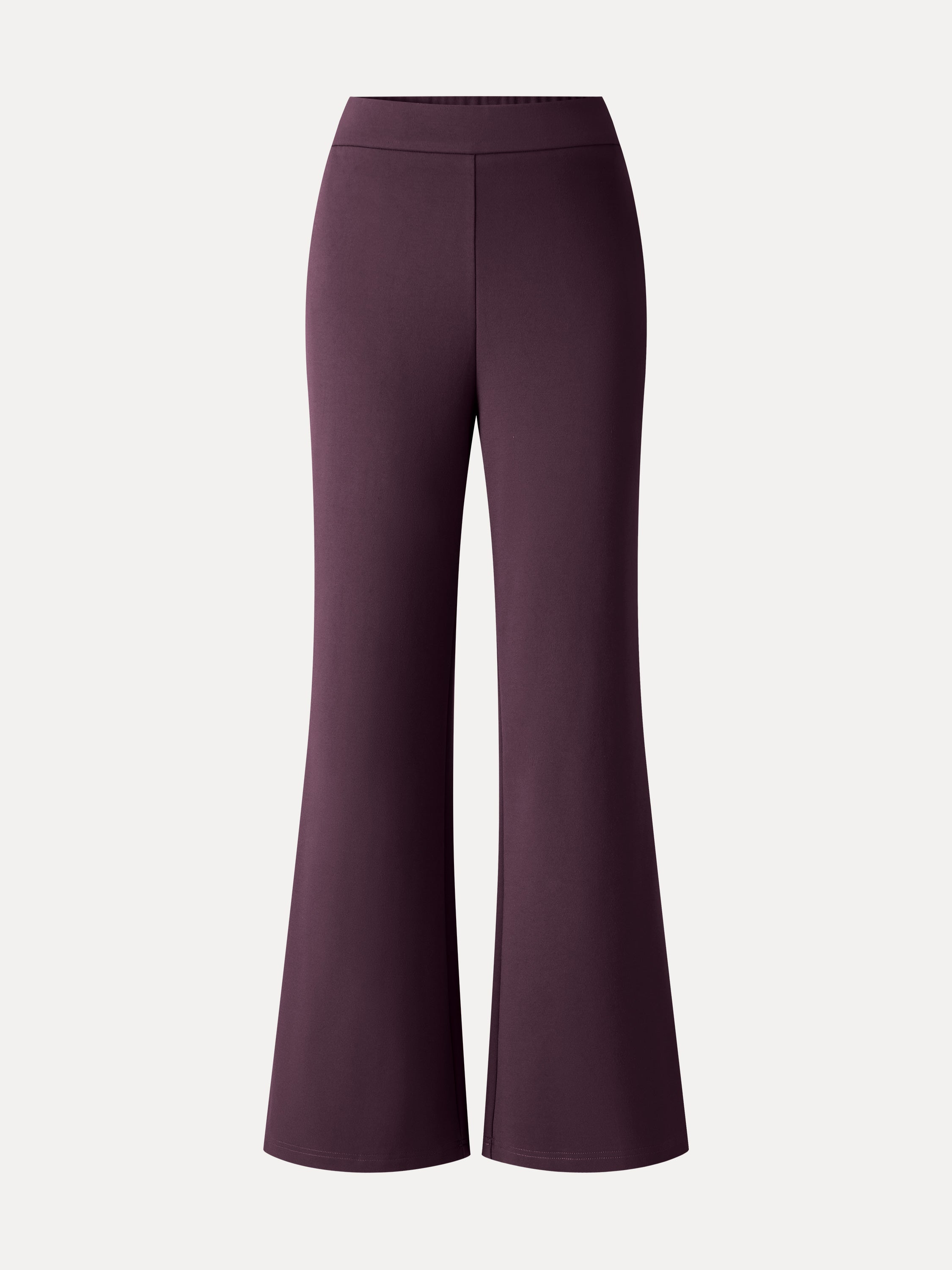 Ponte High-Rise Wide-Leg Pants with Pockets
