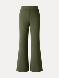 Ponte High-Rise Wide-Leg Pants with Pockets