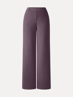 TravelEase Lyocell Spacer High-Rise Wide Leg Pants with Pockets