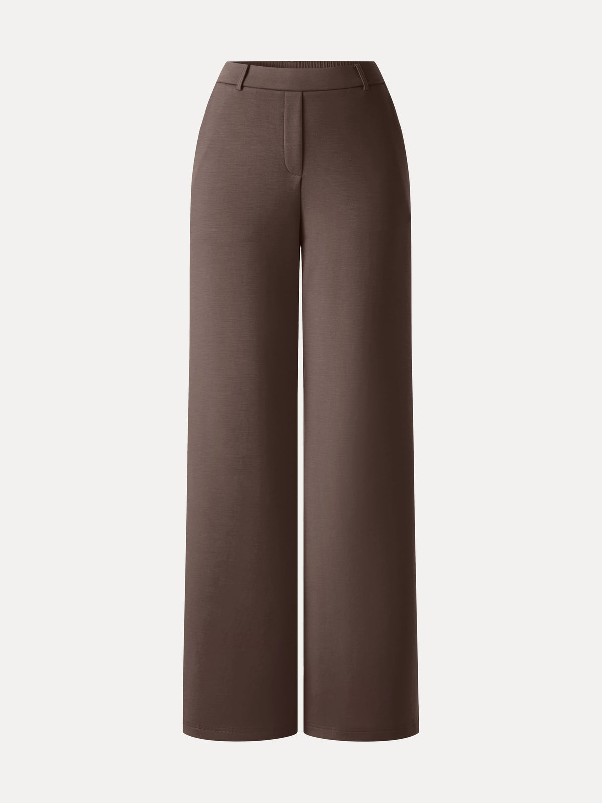 TravelEase Lyocell Spacer High-Rise Wide Leg Pants with Pockets