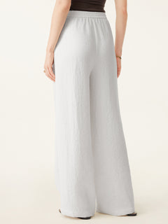 Breezy Linen-Like Mid Rise Wide Leg Pant with Pockets
