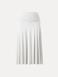 Flowy Side A-line Midi Skirt
