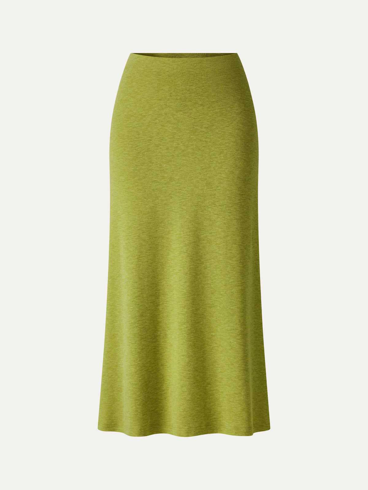 Eco-Mousse® Side-Slit A-Line Midi Skirt
