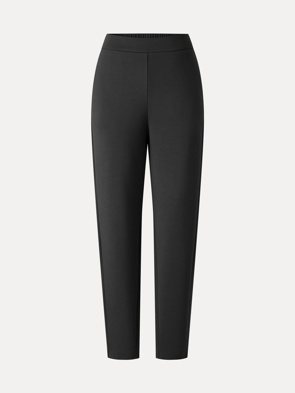 TravelEase High-Rise Ankled Barrel Pants with Pockets