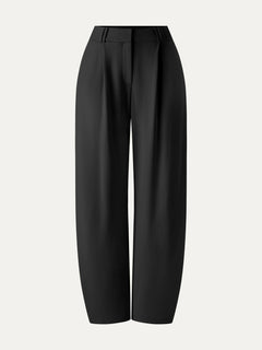 CoolTouch Stretch Ponte High Rise Cropped Barrel Pants