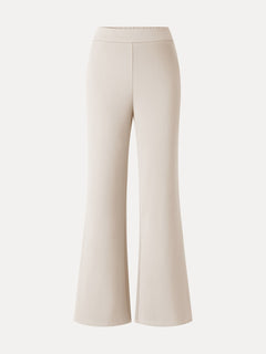 Ponte High-Rise Wide-Leg Pants with Pockets