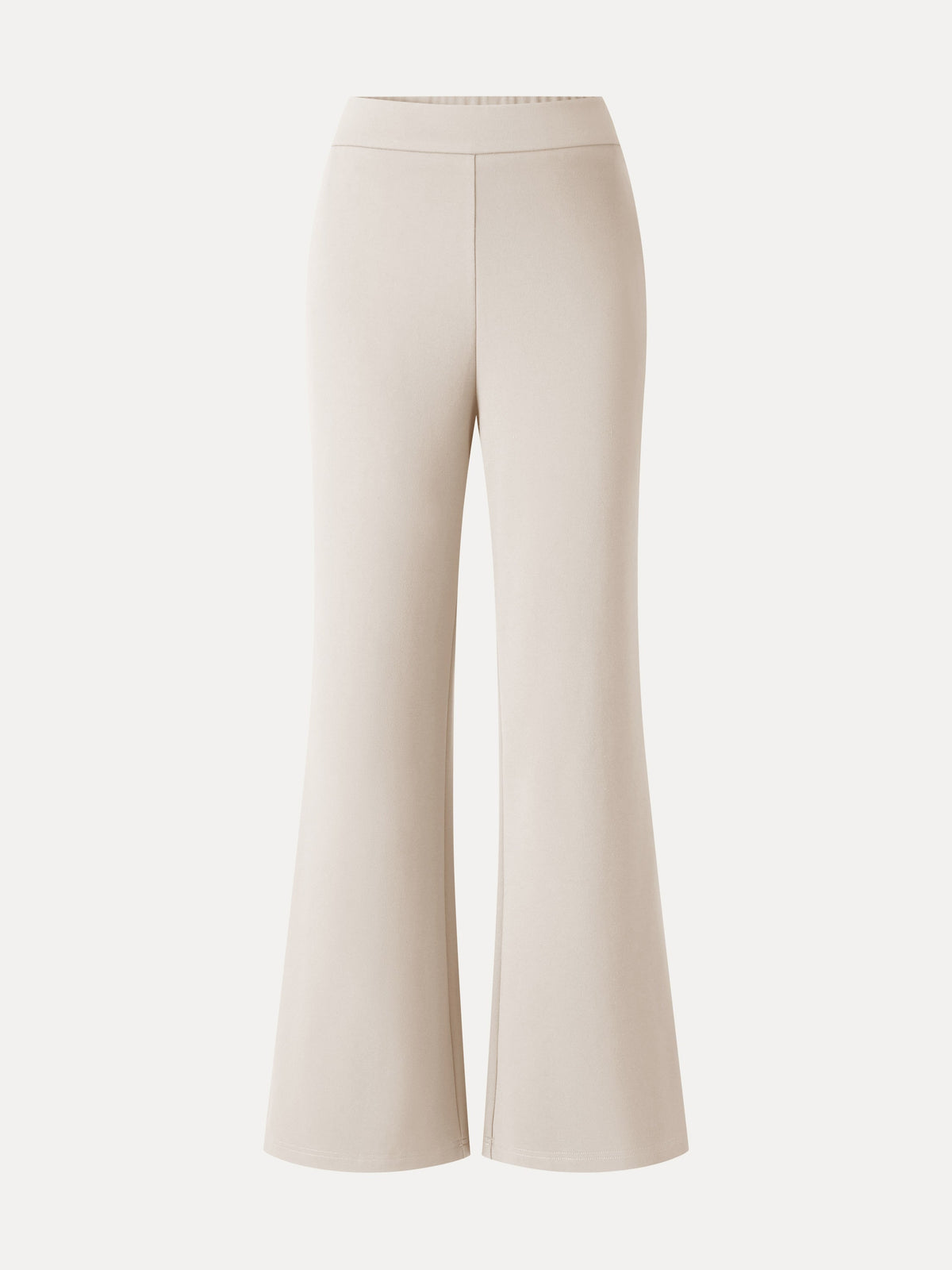 Ponte High-Rise Wide-Leg Pants with Pockets