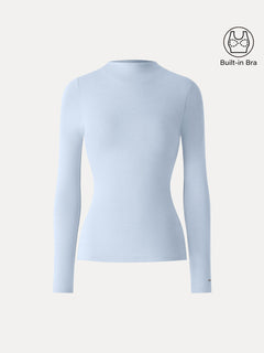 ProWarm Mockneck Long Sleeve Bra Top