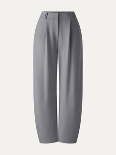 CoolTouch Stretch Ponte High Rise Cropped Barrel Pants