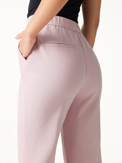 Ponte High-Rise Slim Flared Pants with Pockets