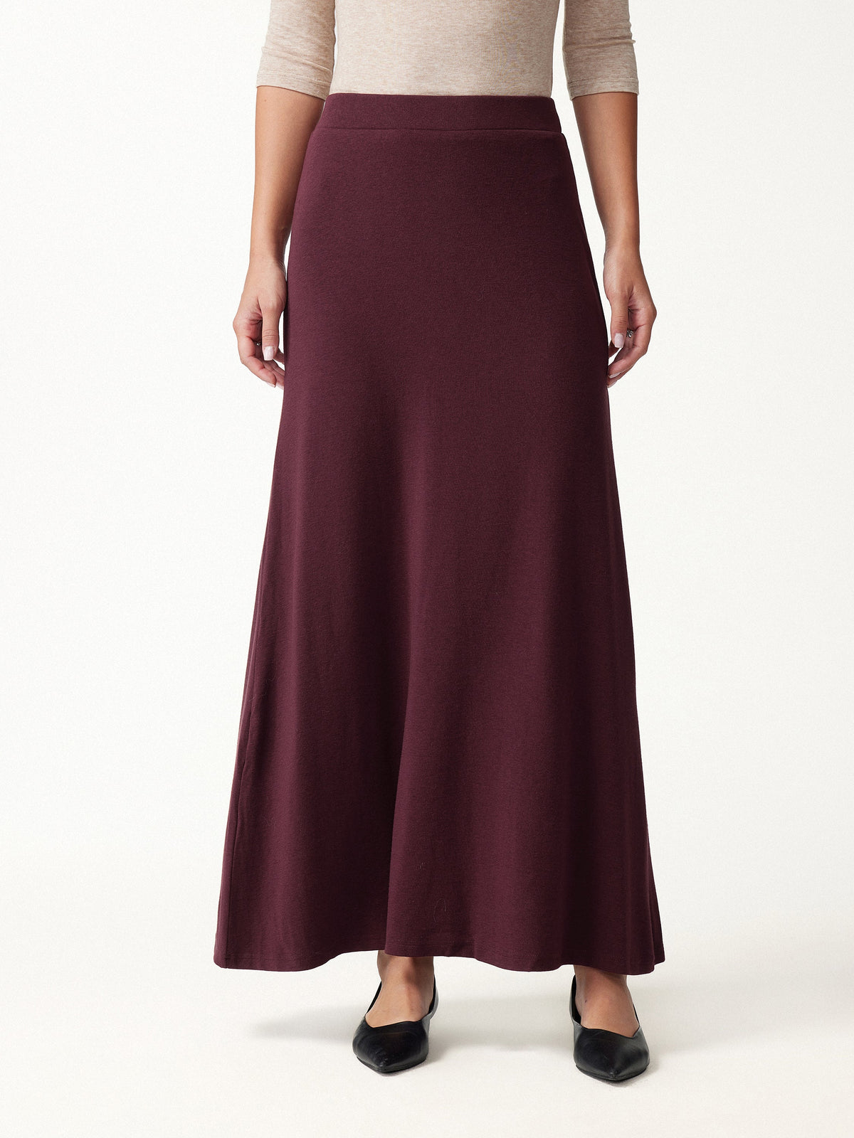 Eco-Mousse® High-Rise A-Line Maxi Skirt