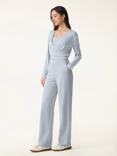 Sandwashed Modal Breathable Straight Leg Pull-on Travel Pant