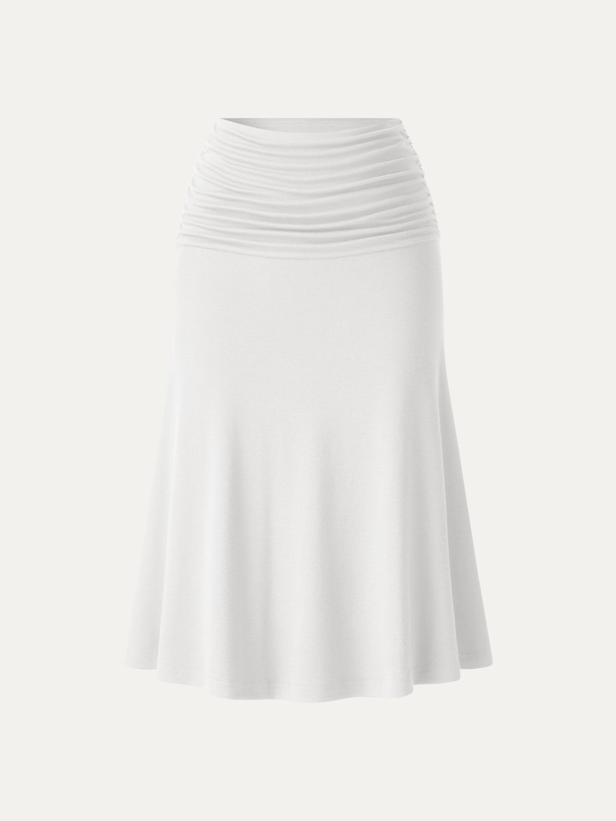 CoolTouch Ruched Midi Mermaid Skirt