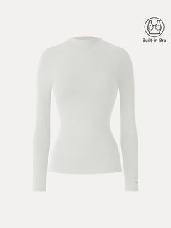 LiteWarm Mockneck Long Sleeve Bra Top
