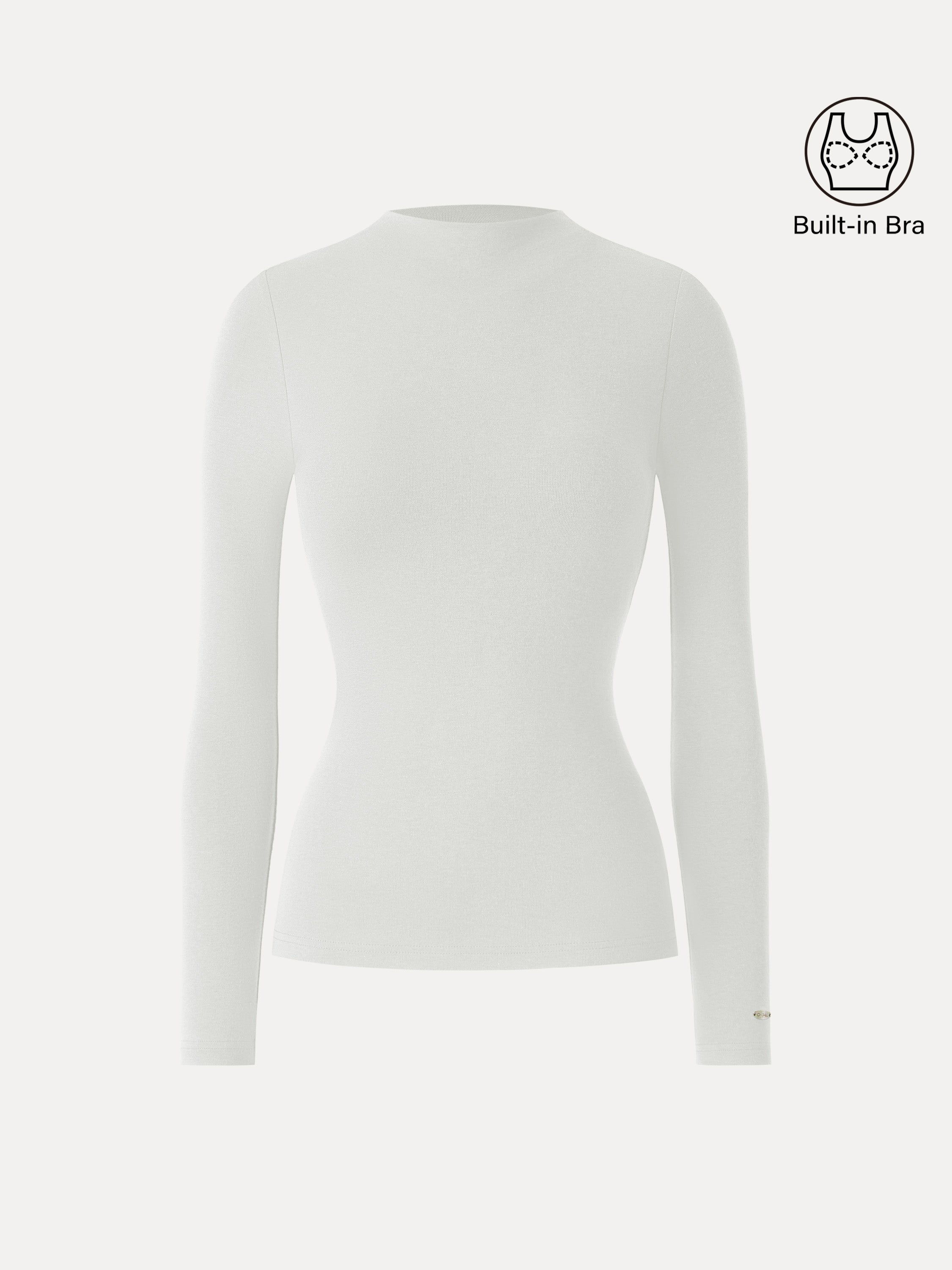 LiteWarm Mockneck Long Sleeve Bra Top