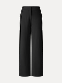 Ponte High-Rise Straight-Leg Pants with Pockets