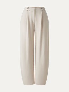 CoolTouch Stretch Ponte High Rise Cropped Barrel Pants