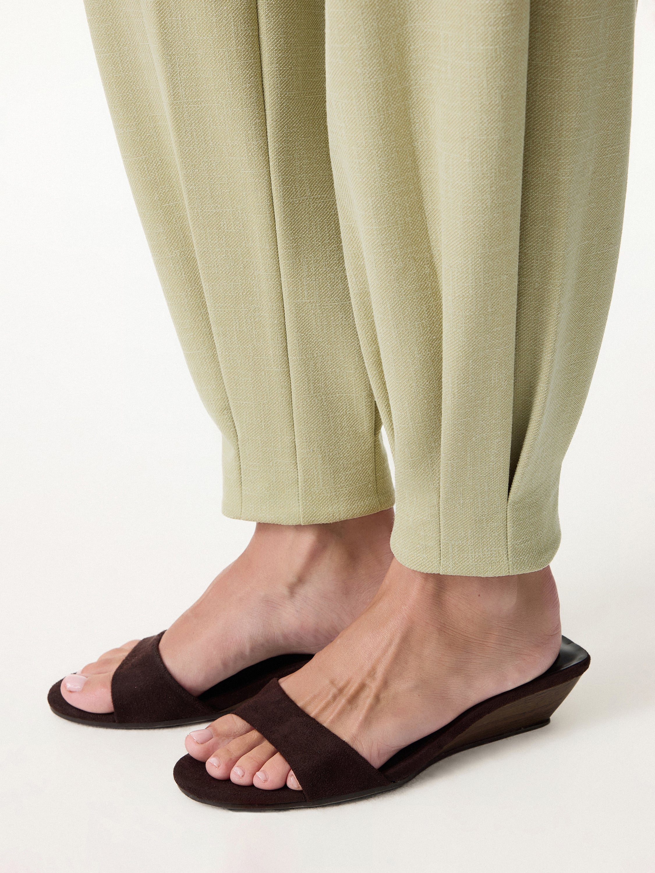 Stretch Linen-Like Wrinkle-Resistant Pants
