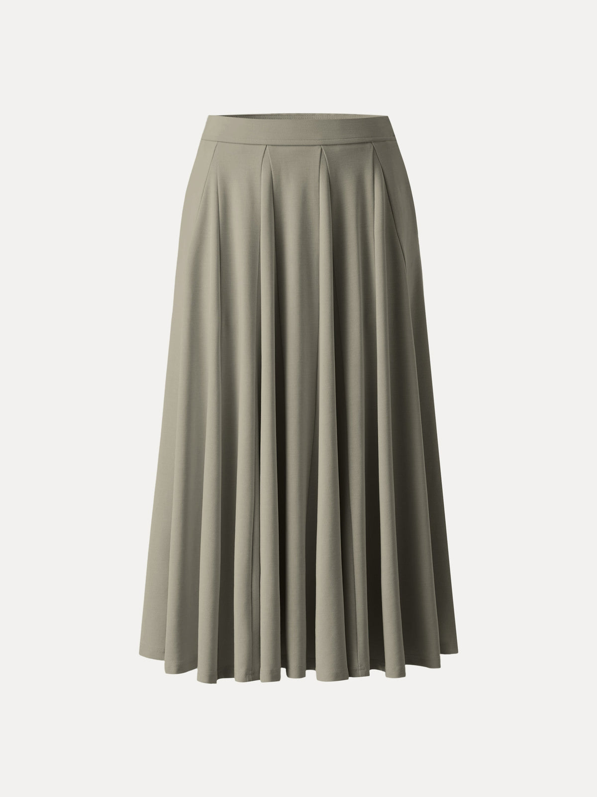 Lyocell Blend Volume Skirt with Pockets