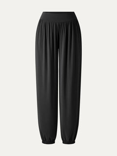 Sandwashed Modal Ultra-Soft High Rise Balloon Pants with Pockets