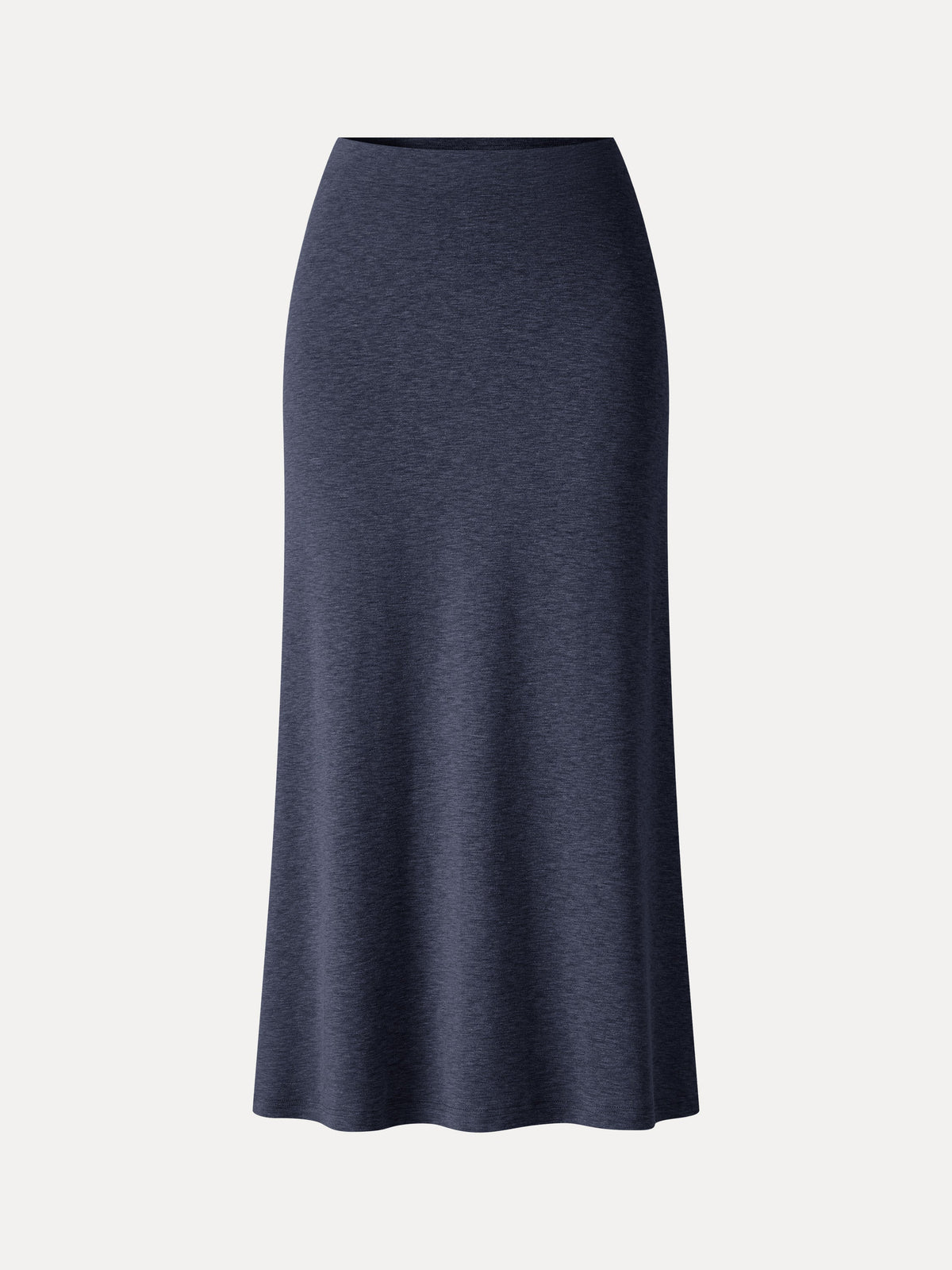Eco-Mousse® Side-Slit A-Line Midi Skirt