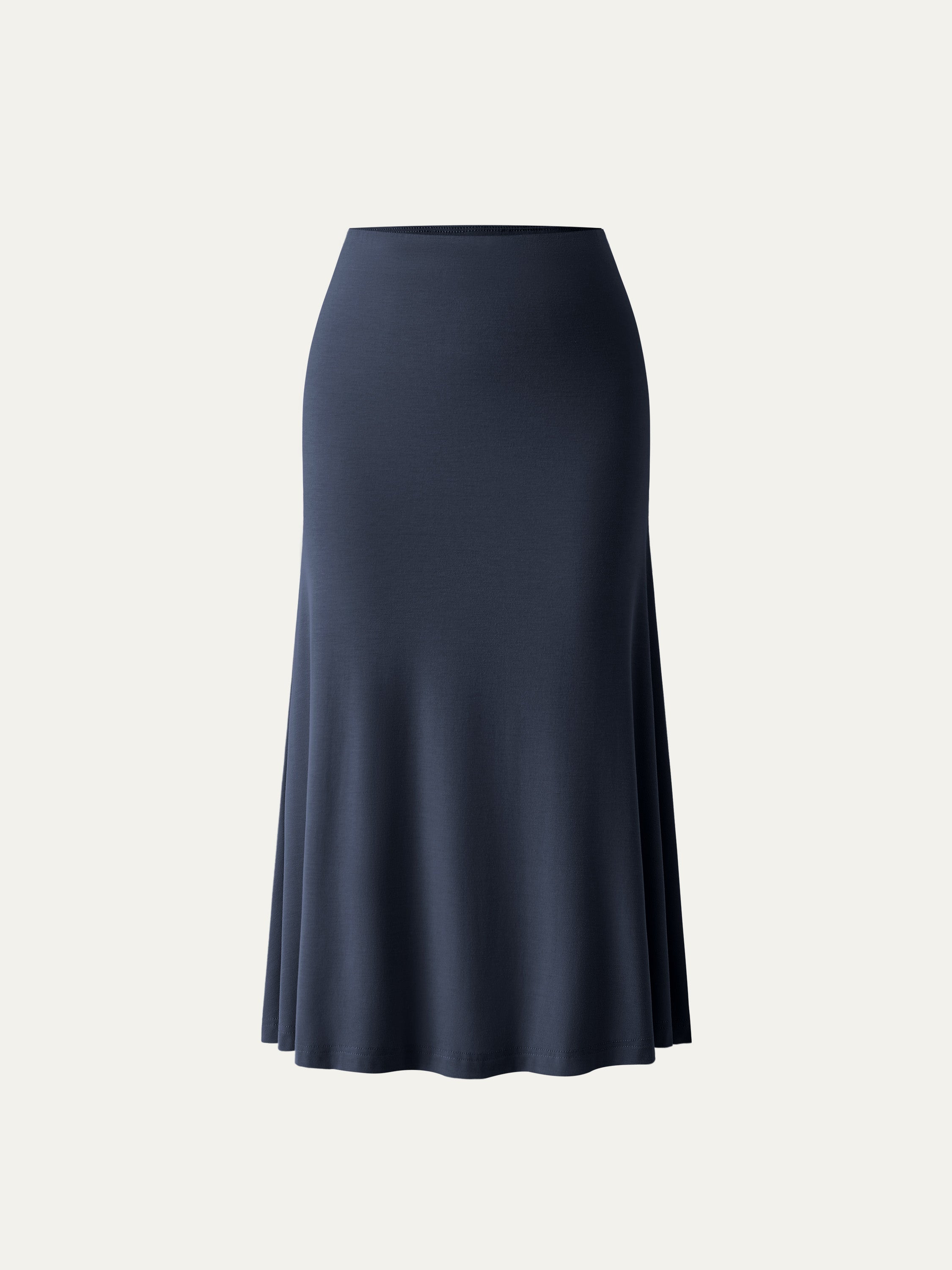 Breezy Pull-on Mermaid Midi Skirt