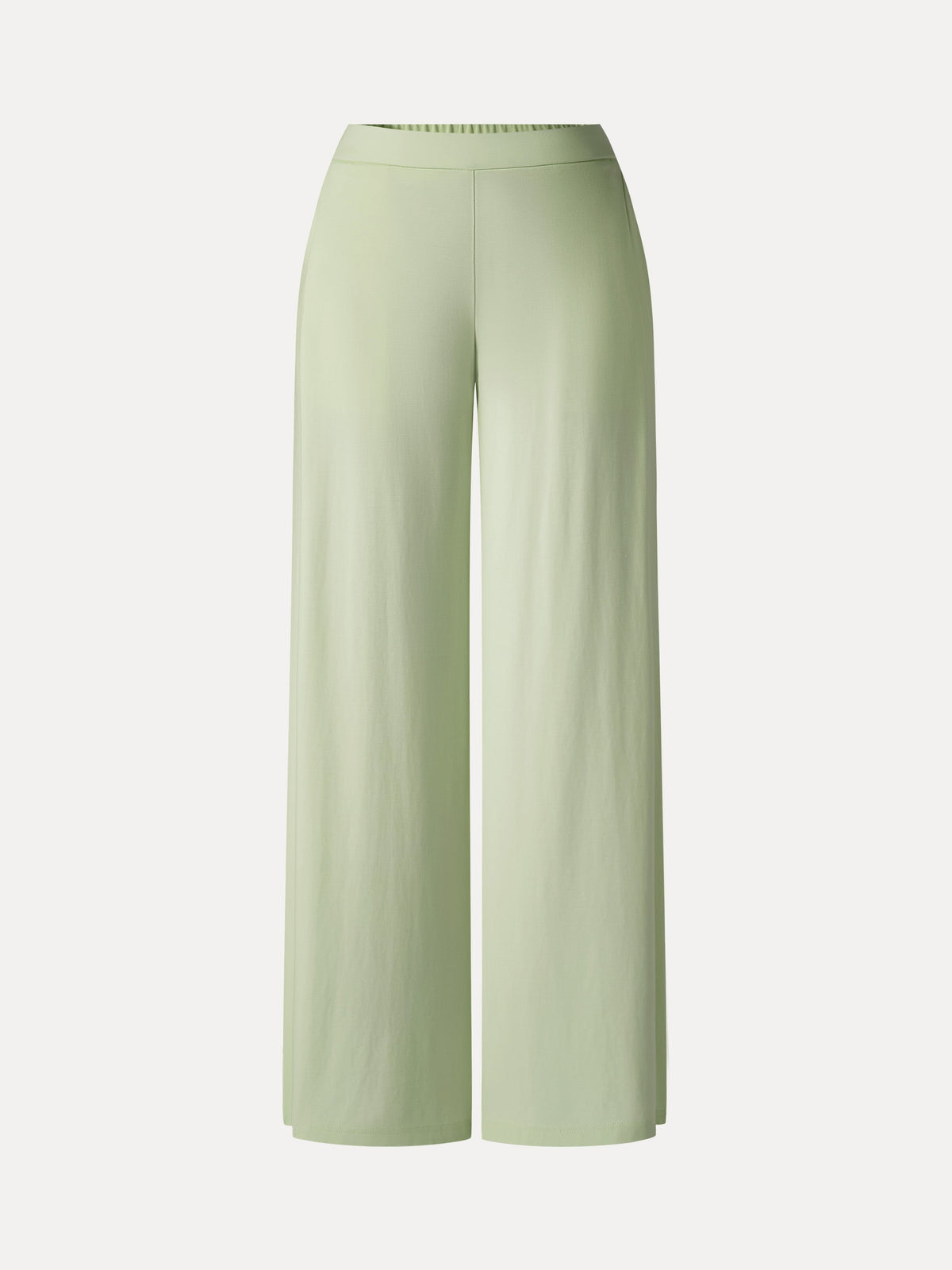 Ponte Mid Rise Wide Leg Pants with Pockets