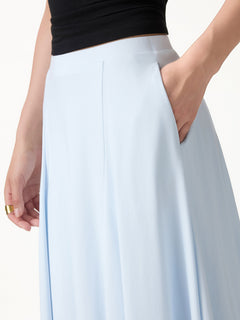 CoolTouch Midi Circle Flare Skirt with Pockets