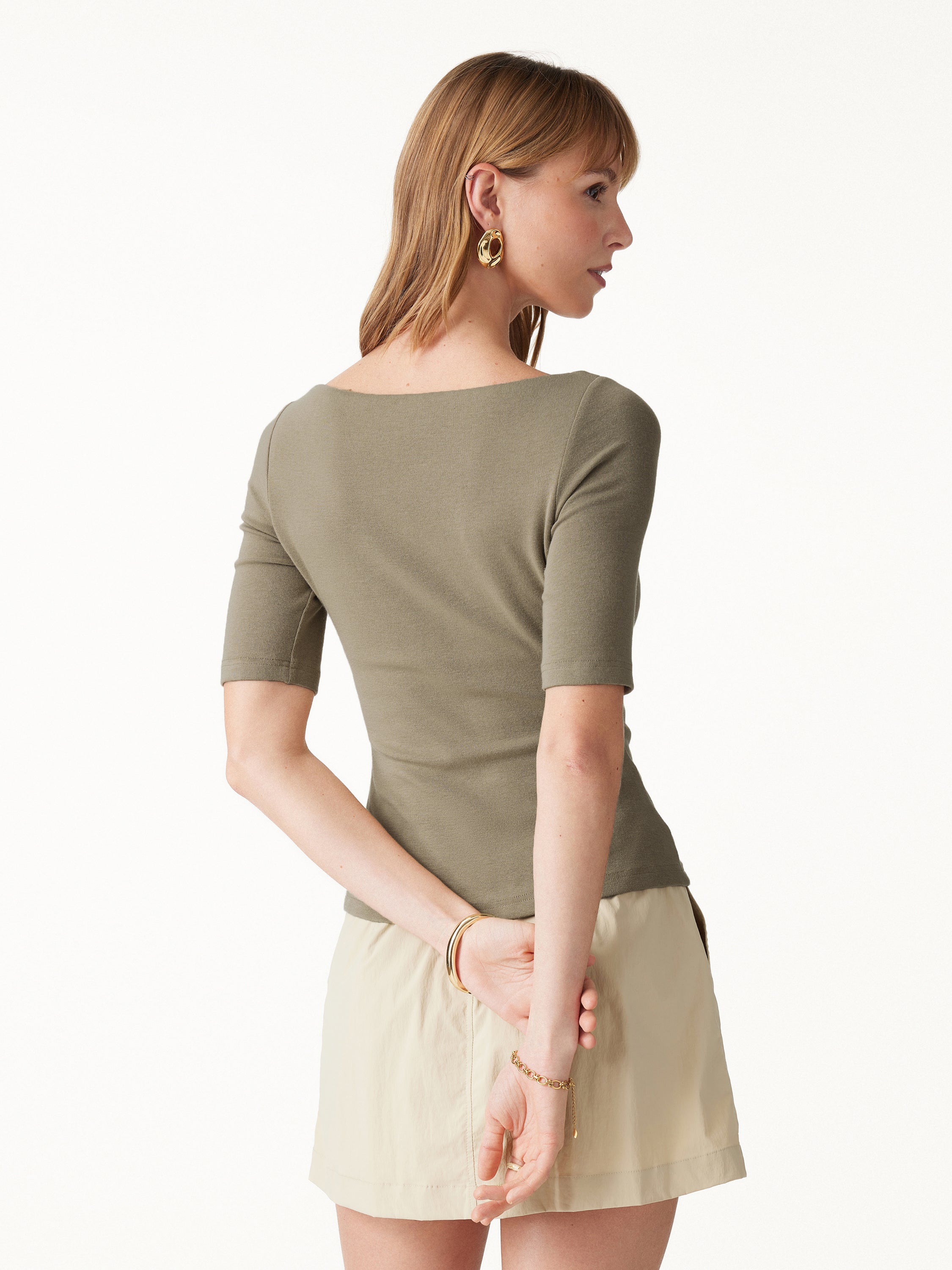Eco-Mousse® Elbow Sleeve Bra Top