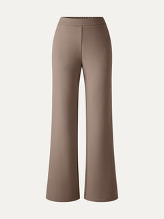 Ponte High-Rise Slim Flared Pants with Pockets