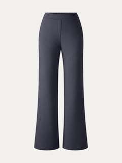 Ponte High-Rise Slim Flared Pants with Pockets