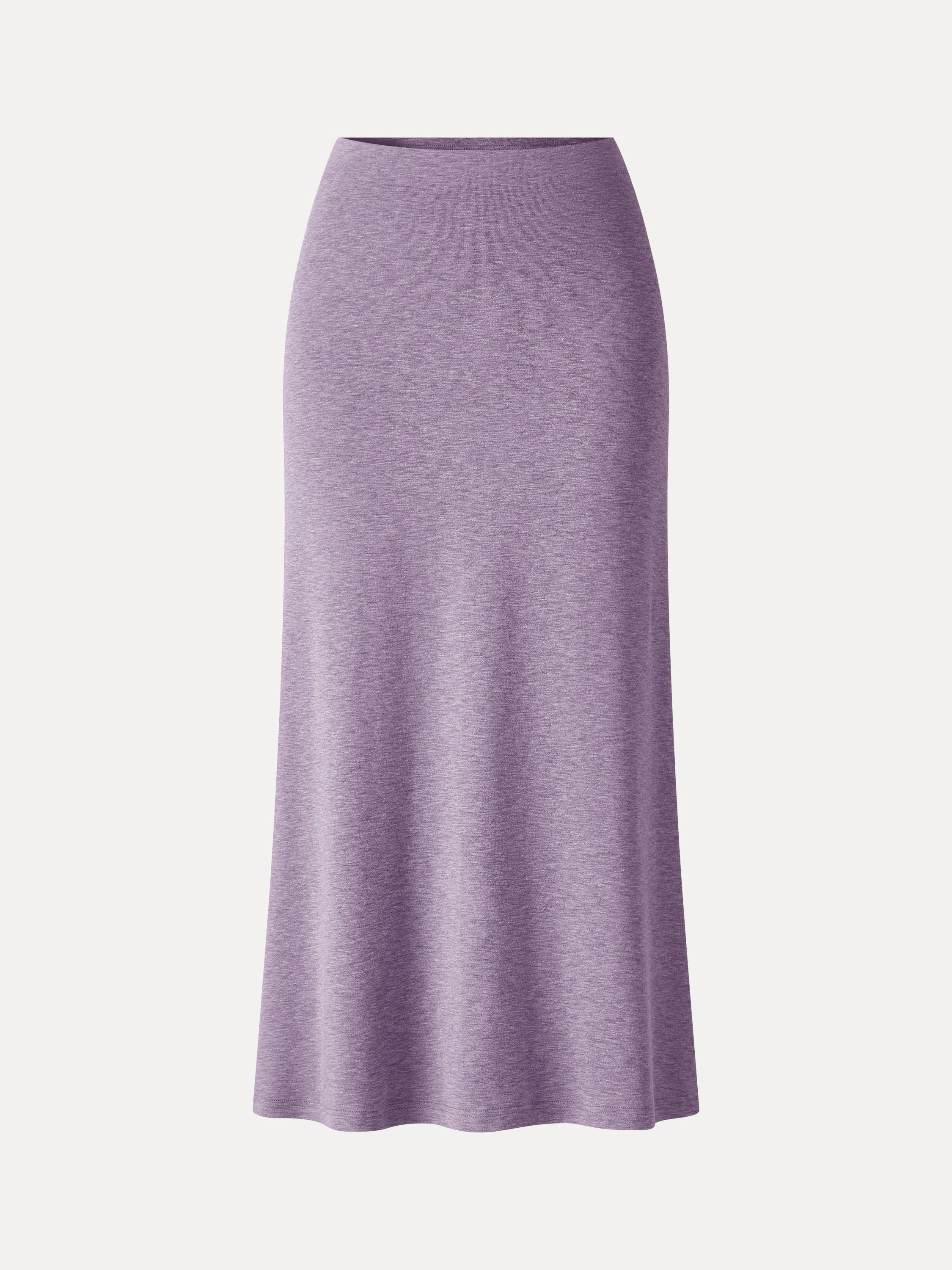Eco-Mousse® Side-Slit A-Line Midi Skirt