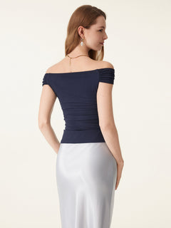 2Pcs Set Multi-wear Bra Top & Volume Skirt with Pockets
