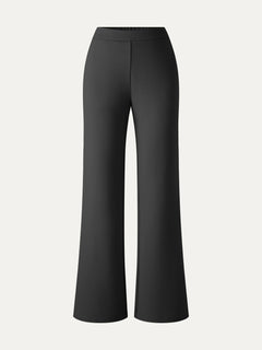 Ponte High-Rise Slim Flared Pants with Pockets