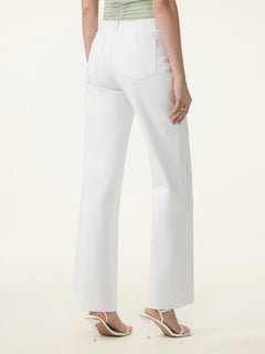 2Pcs Set Halter Neck Bra Top & Wide Leg Pants with Pockets