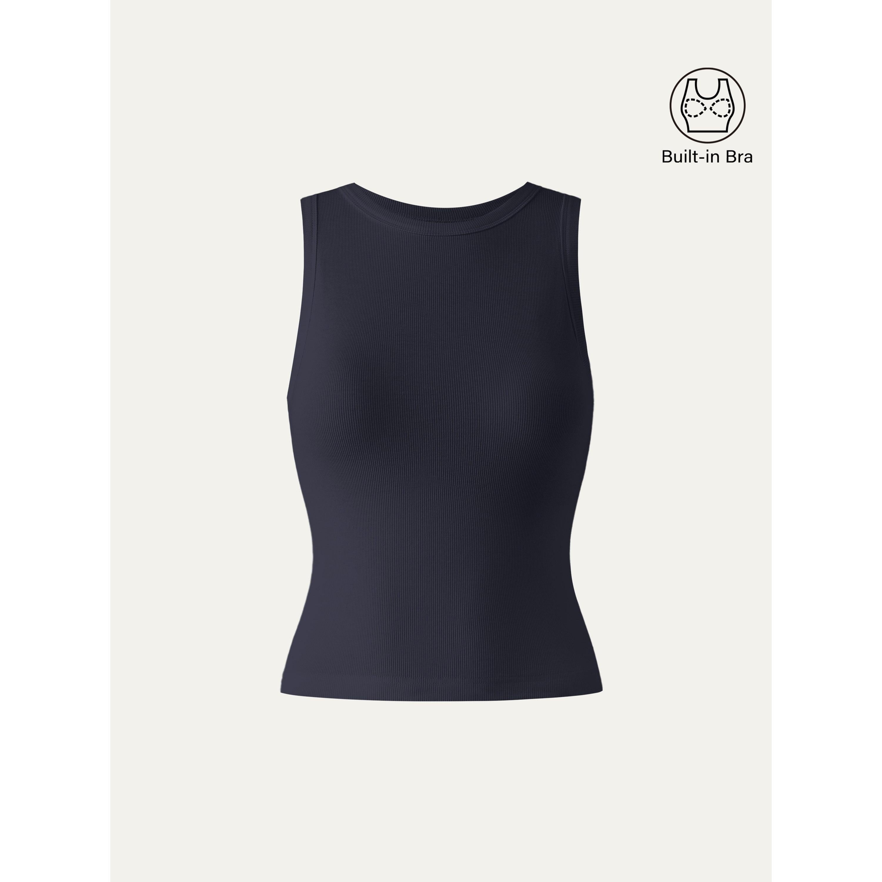 Crewneck Cotton New Airy Bra Tank